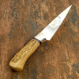 UK Custom Art Knife, Engraved, Engraving