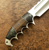 IMPACT CUTLERY RARE CUSTOM D2 FULL TANG FULLER BOWIE KNIFE