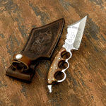 UK Cutom Art Knife, Fossilized Bone