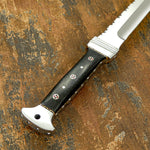 UK custom full tang sword, Mosaic Pins, Micarta Handle