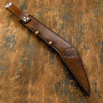UK custom sword leather sheath maker. Leather work, custom swords leather sheath, leather scabbard UK