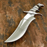 UK custom sub hilt Bowie, Stag Antler