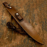 UK Custom bowie knife, Antique Stag Antler, Custom Damascus knife, Crown Antler