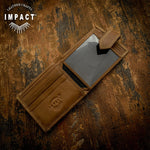 Impact Leather crafts, impact leather wallets, hand crafted