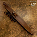 UK custom sword leather sheath maker. Leather work, custom swords leather sheath, leather scabbard UK