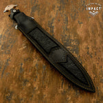 UK custom sword leather sheath maker. Leather work, custom swords leather sheath, leather scabbard UK