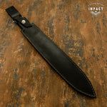 UK custom sword leather sheath maker. Leather work, custom swords leather sheath, leather scabbard UK