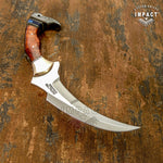 IMPACT CUTLERY RARE CUSTOM D2 FULL TANG KARAMBIT KNIFE