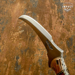 IMPACT CUTLERY RARE CUSTOM D2 FULL TANG KARAMBIT KNIFE