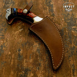 IMPACT CUTLERY RARE CUSTOM D2 FULL TANG KARAMBIT KNIFE
