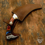 IMPACT CUTLERY RARE CUSTOM D2 FULL TANG KARAMBIT KNIFE