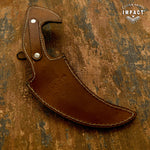 IMPACT CUTLERY RARE CUSTOM D2 FULL TANG KARAMBIT KNIFE