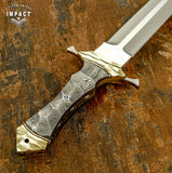 IMPACT CUTLERY CUSTOM FULL TANG DAGGER KNIFE