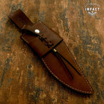 IMPACT CUTLERY FULL TANG STAG BOWIE KNIFE