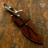 IMPACT CUTLERY FULL TANG STAG BOWIE KNIFE