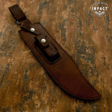 IMPACT CUSTOM DAMASCUS BOWIE CROWN ANTLER
