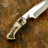 IMPACT CUSTOM STAG ANTLER SKINNING KNIFE