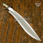 IMPACT CUSTOM ART SASQUATCH BOWIE KNIFE