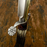 IMPACT CUTLERY RARE CUSTOM D2 HEAVY DUTY MASSIVE BOWIE KNIFE CROWN ANTLER