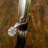IMPACT CUTLERY RARE CUSTOM D2 HEAVY DUTY MASSIVE BOWIE KNIFE CROWN ANTLER