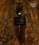 IMPACT CUSTOM DAMASCUS DAGGER KNIFE
