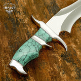 IMPACT CUTLERY RARE CUSTOM D2 ART BOWIE KNIFE
