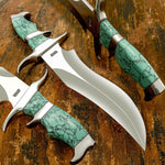 IMPACT CUTLERY RARE CUSTOM D2 ART BOWIE KNIFE