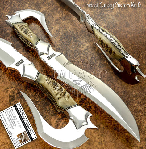 UK Custom Bowie Knife, Uk Custom Knife, UK Buscraft Knife, UK Hand Made Knife
